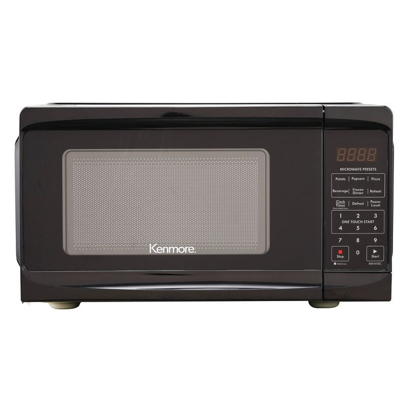 slide 1 of 7, Kenmore 0.7 cu-ft Microwave - Black, 1 ct