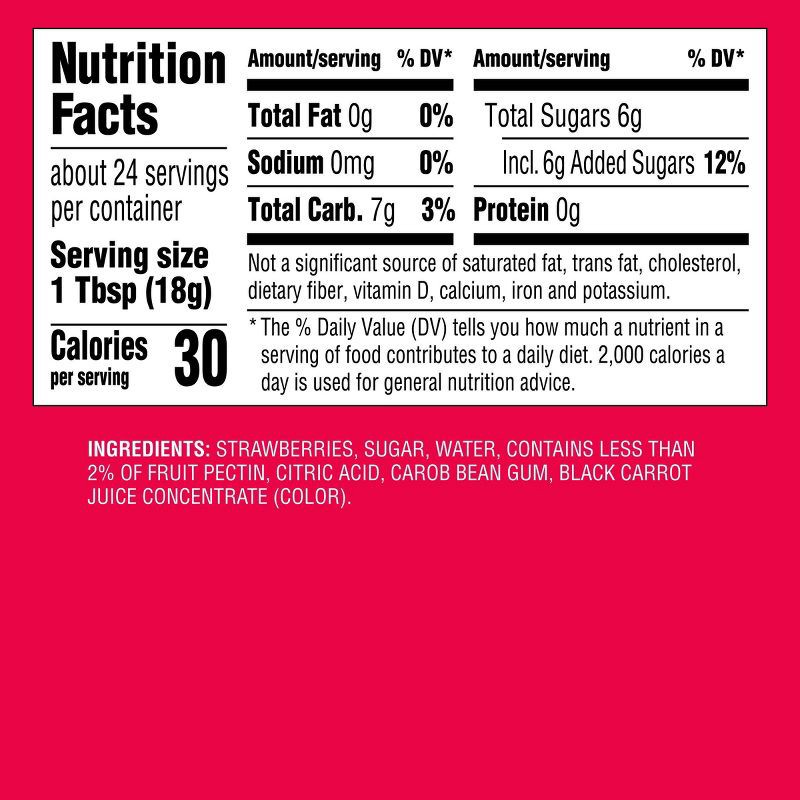 slide 4 of 4, Reduced Sugar Strawberry Fruit Spread - 15.5oz - Good & Gather™, 15.5 oz