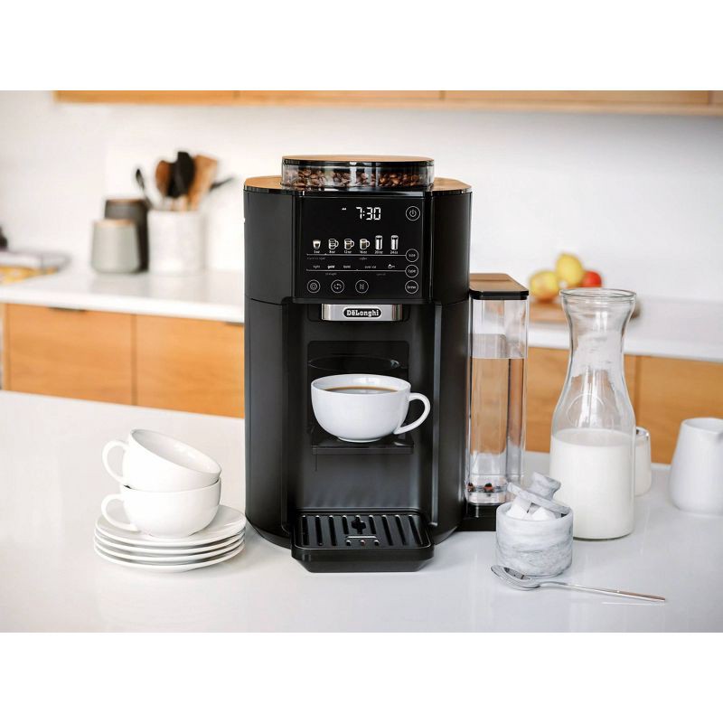 slide 4 of 10, DeLonghi De'Longhi TrueBrew Automatic Coffee Maker with Bean Extract Technology - Black Matte, 1 ct