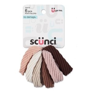 slide 1 of 3, SCUNCI Hosiery Elastics, 6 ct