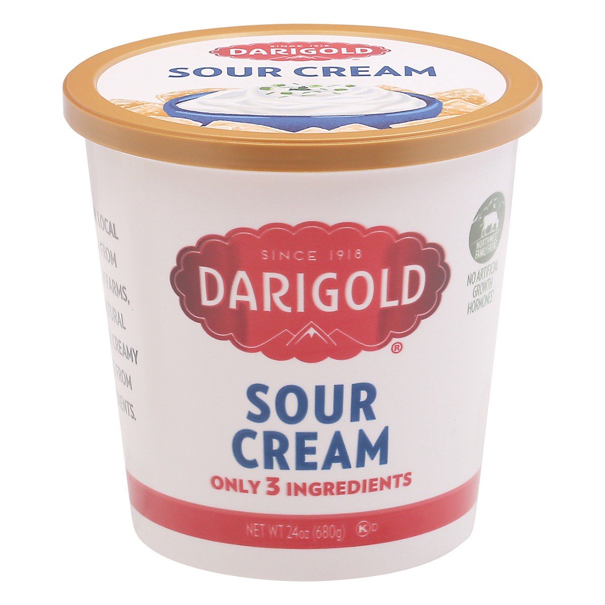 slide 1 of 9, Darigold Sour Cream 24 oz, 24 oz