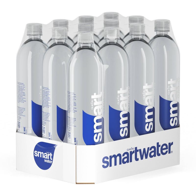 slide 4 of 10, Smartwater - 12pk/1L Bottles, 12 ct; 1 liter