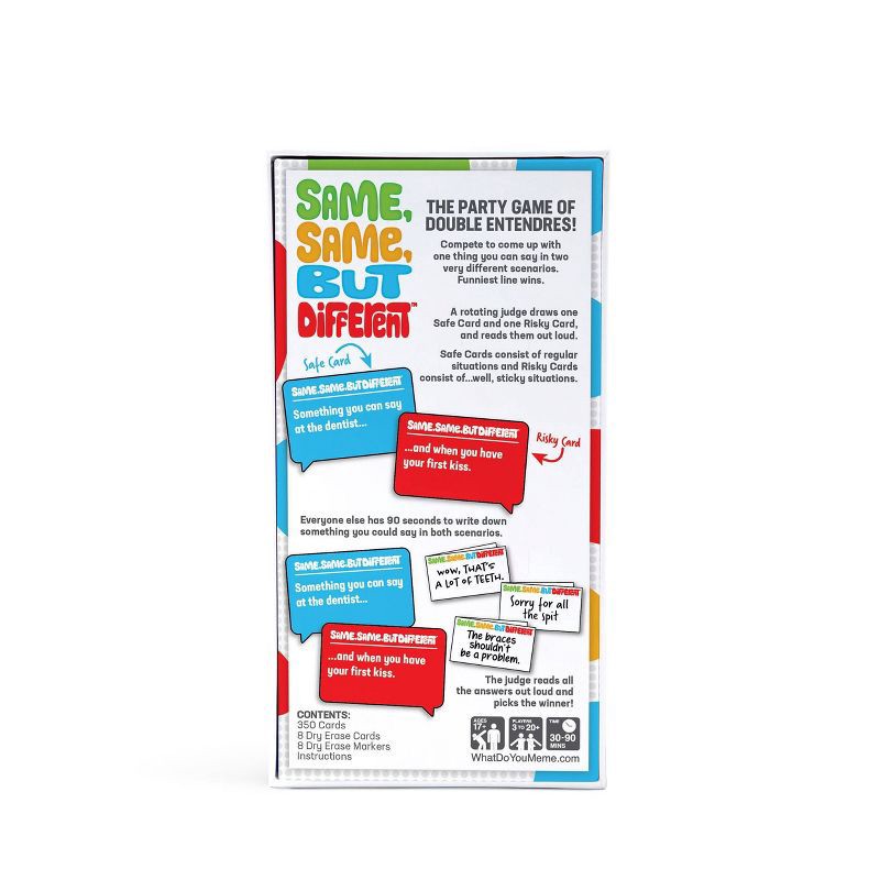 slide 5 of 11, What Do You Meme? What Do You Meme Same Same But Different Card Game, 1 ct