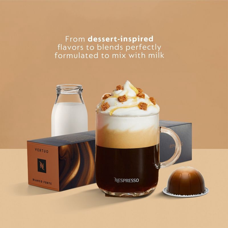 slide 7 of 10, Nespresso Vertuo Pop+ Coffee and Espresso Maker by De'Longhi, Liquorice Black: Nespresso Machine with 12 Pods, Auto Shut-Off, 1 ct