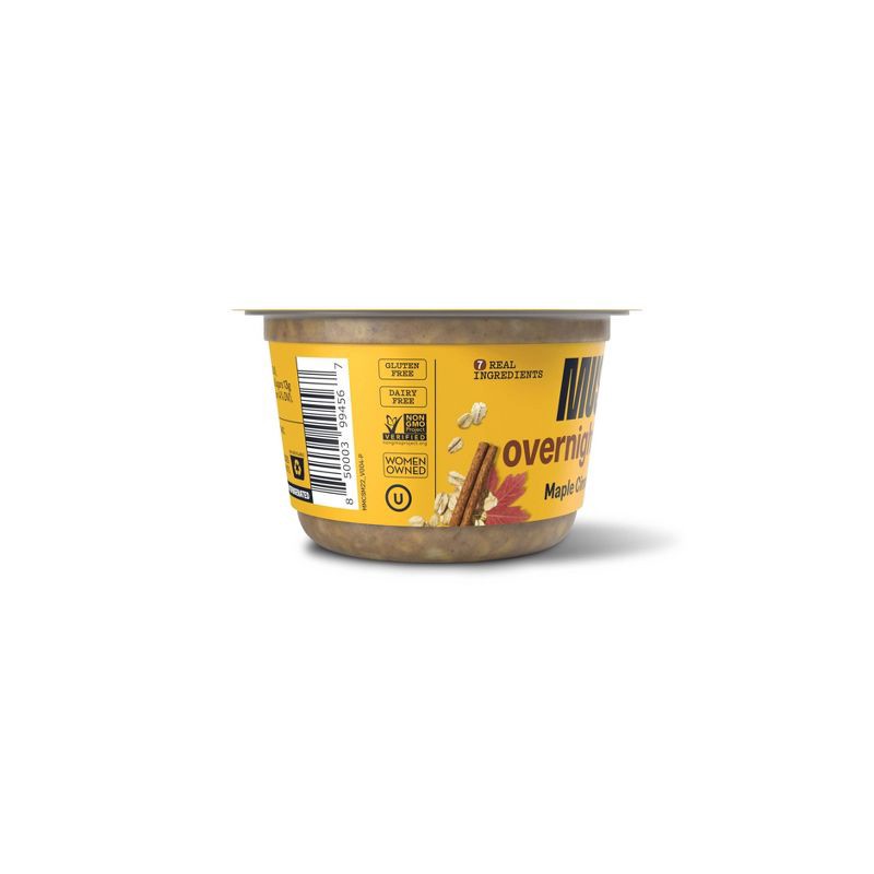 slide 4 of 5, MUSH Maple Cinnamon Overnight Gluten Free Oats - 5oz, 5 oz