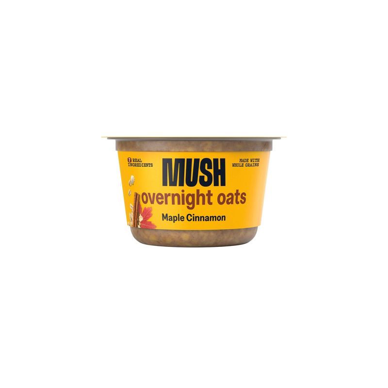 slide 1 of 5, MUSH Maple Cinnamon Overnight Gluten Free Oats - 5oz, 5 oz