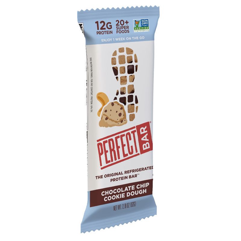 slide 4 of 11, Perfect Bar Dark Chocolate Chip Cookie Dough Protein Bar - 2.18oz, 2.18 oz