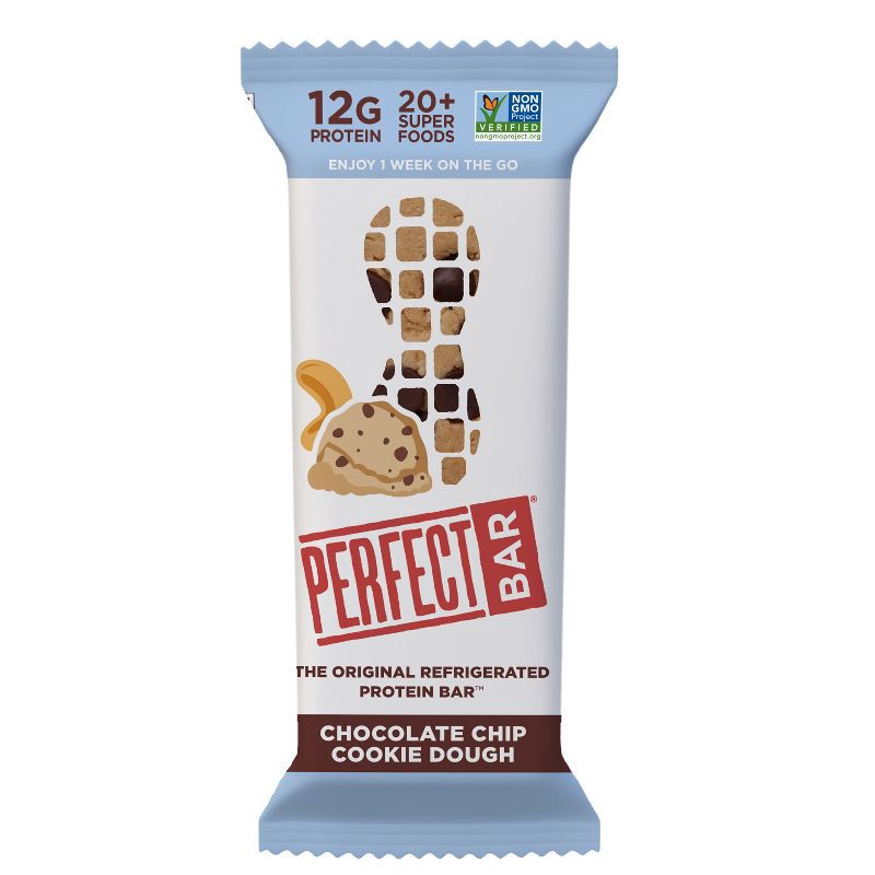 slide 1 of 11, Perfect Bar Dark Chocolate Chip Cookie Dough Protein Bar - 2.18oz, 2.18 oz