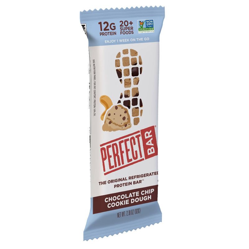 slide 10 of 18, Perfect Bar Dark Chocolate Chip Cookie Dough Protein Bar - 2.18oz, 2.18 oz