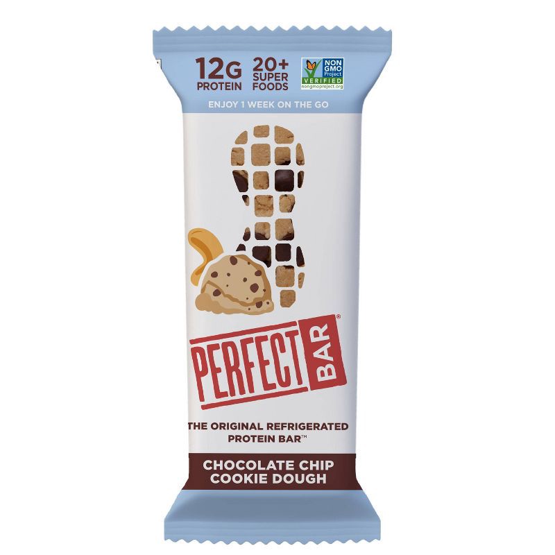 slide 1 of 18, Perfect Bar Dark Chocolate Chip Cookie Dough Protein Bar - 2.18oz, 2.18 oz