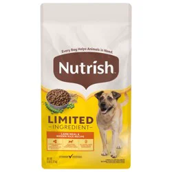 Rachael Ray Nutrish Limited Ingredient Lamb Meal & Brown Rice Recipe Dry Dog Food, 6 lb. Bag
