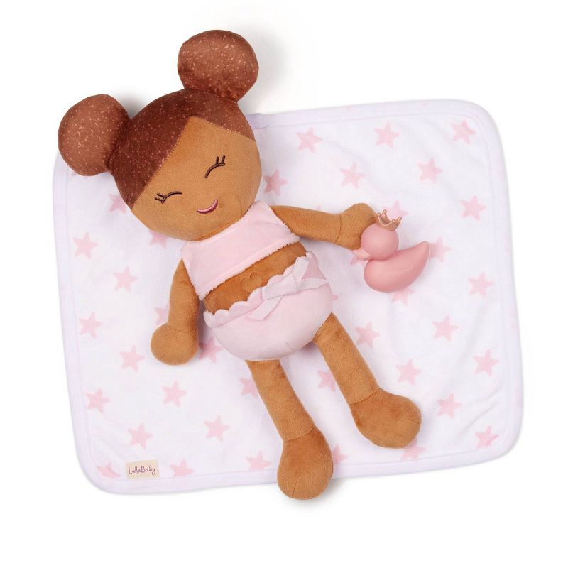 slide 7 of 8, LullaBaby Bath Plush Doll For Real Water Play - Light Brown Hair, 1 ct