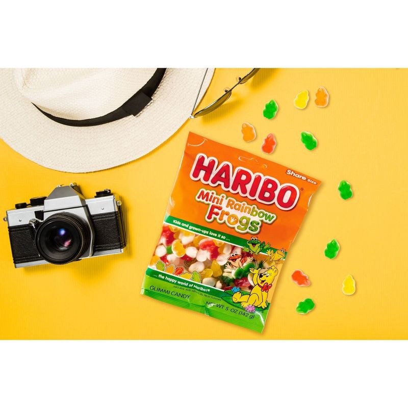 slide 3 of 3, Haribo Mini Rainbow Frogs - 4oz, 4 oz