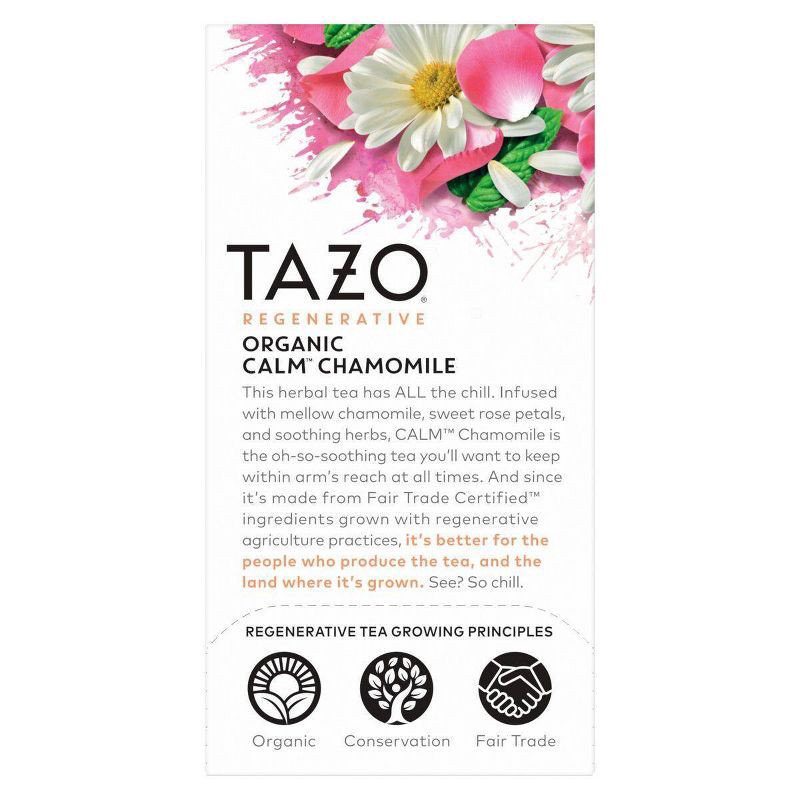 slide 2 of 9, TAZO TB Organic Calm Chamomile - 16ct, 16 ct