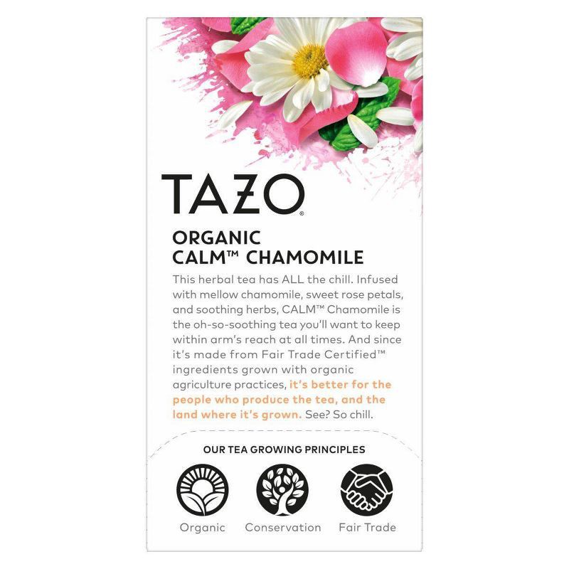 slide 3 of 4, TAZO TB Organic Calm Chamomile - 16ct, 16 ct