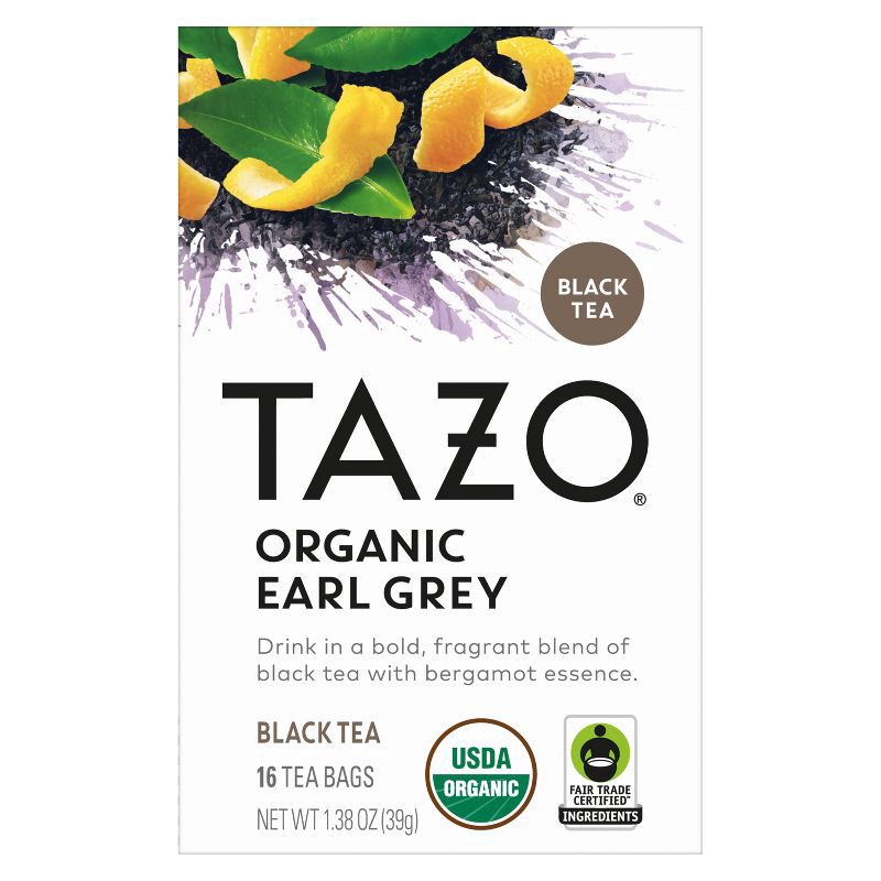 slide 8 of 8, TAZO TB Organic Earl Grey - 16ct, 16 ct