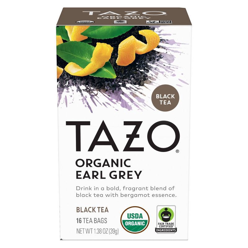 slide 1 of 8, TAZO TB Organic Earl Grey - 16ct, 16 ct