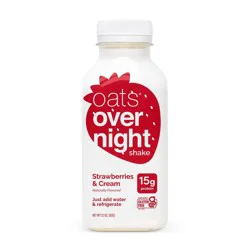 Oats Overnight Shake Strawberries and Cream - 2.2oz