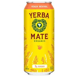 Guayaki Yerba Mate Peach Revival - 15.5 fl oz Can