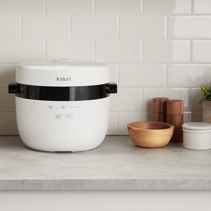 Instant Pot 20-Cup White Electric Multi-Grain Rice Cooker and Slow