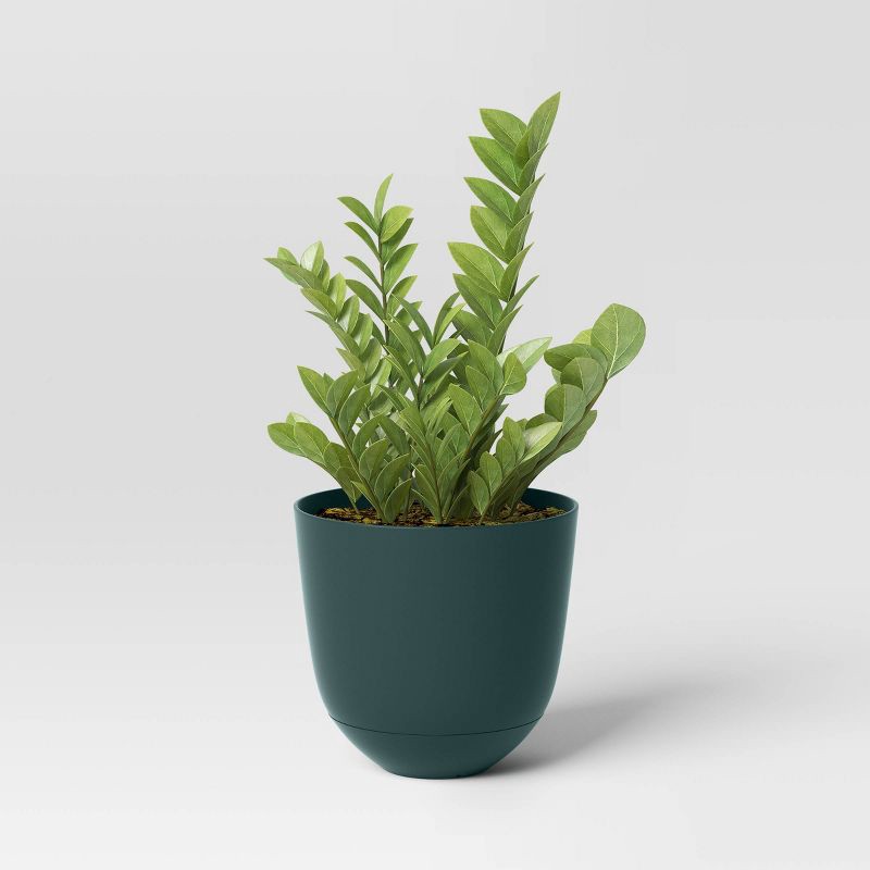 slide 3 of 4, Self-Watering Plastic Indoor Outdoor Planter Pot Fern Shower 12"x12" - Room Essentials™: Durable, Fade-Resistant, 1 ct