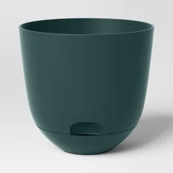 Self-Watering Plastic Indoor Outdoor Planter Pot Fern Shower 12"x12" - Room Essentials™: Durable, Fade-Resistant