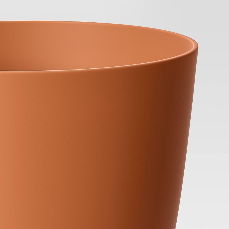 slide 4 of 4, Self-Watering Plastic Indoor Outdoor Planter Pot Cosmic Rust 8"x8" - Room Essentials™: Fade & Break-Resistant, 1 ct