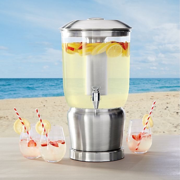 slide 3 of 3, Destination Summer Stainless Steel Beverage Dispenser, 3 gal