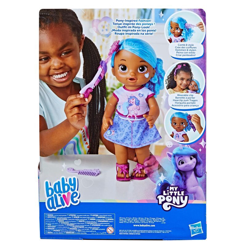 slide 2 of 11, Baby Alive My Little Pony Baby Doll - Izzy Moonbow, 1 ct