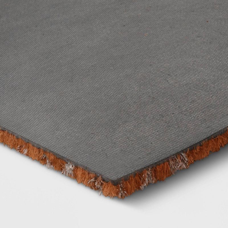 slide 4 of 4, 1'4"x2'4" Scritch Rectangular Outdoor Door Mat White - Room Essentials™, 1 ct