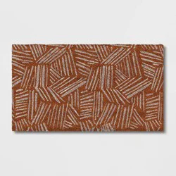 1'4"x2'4" Scritch Rectangular Outdoor Door Mat White - Room Essentials™