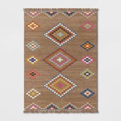 5'x7' Southwest Tapestry Rectangular Woven Outdoor Area Rug Multicolor Brights - Threshold™