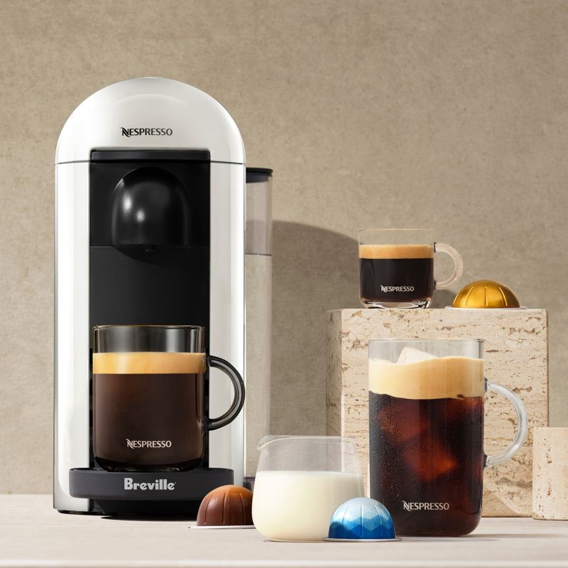 slide 2 of 9, Nespresso VertuoPlus Single-Serve Coffee Maker and Espresso Machine by Breville, White - Hearth & Hand™ with Magnolia, 1 ct