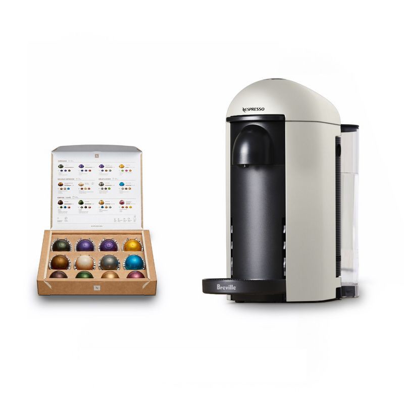 slide 3 of 9, Nespresso VertuoPlus Single-Serve Coffee Maker and Espresso Machine by Breville, White - Hearth & Hand™ with Magnolia, 1 ct