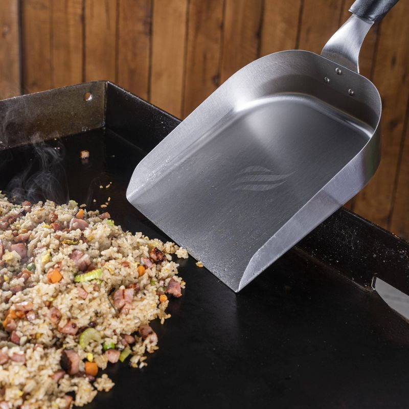 slide 3 of 5, Blackstone 5621 Griddle Scoop: Durable Stainless Steel, Heat-Resistant, Outdoor Grill Tool, 1 ct
