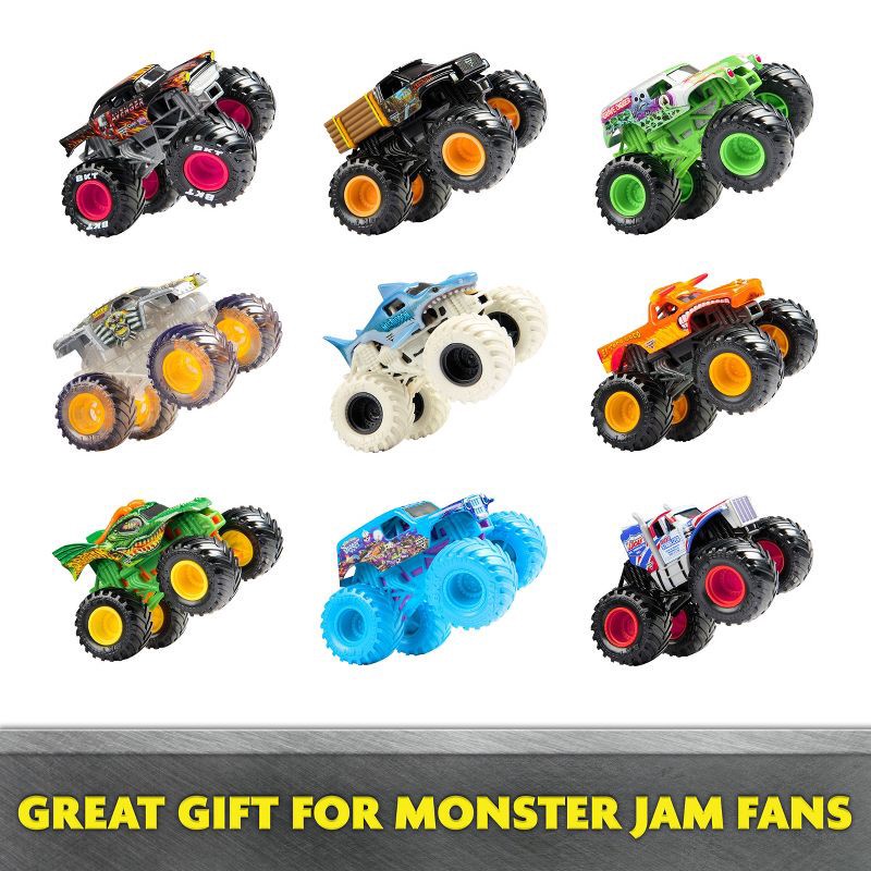 slide 3 of 10, Monster Jam Monster Truck Diecast 9pk - 1:64 Scale, 9 ct