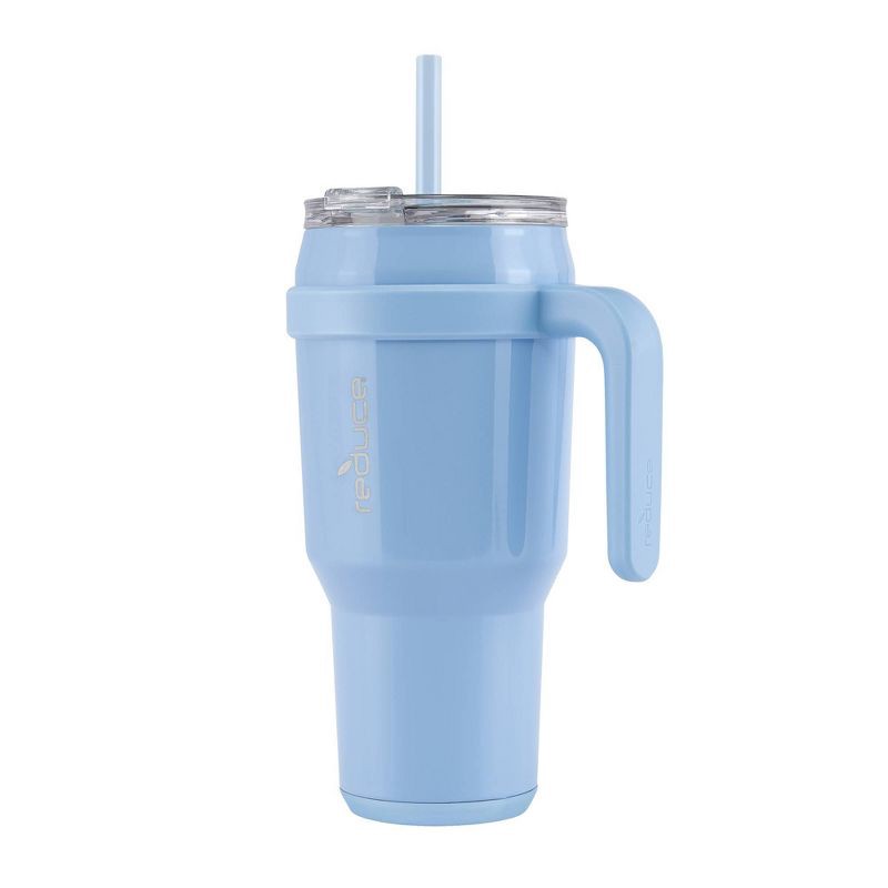 slide 2 of 12, Reduce 40oz Cold1 Vacuum Insulated Stainless Steel Straw Tumbler Mug Glacier: BPA-Free, Dishwasher-Safe, Portable Drinkware, 40 oz