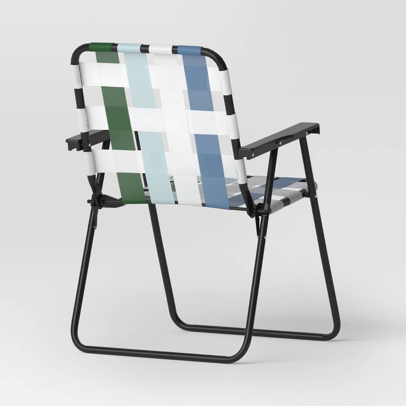 Web strap beach online chair