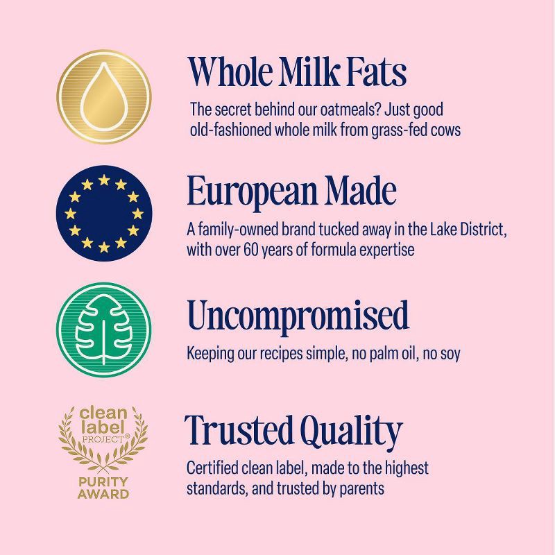 slide 2 of 8, Kendamil Baby Cereal Creamy Oatmeal - 8oz, 8 oz