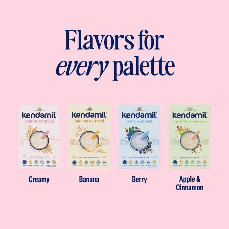 slide 7 of 8, Kendamil Baby Cereal Creamy Oatmeal - 8oz, 8 oz