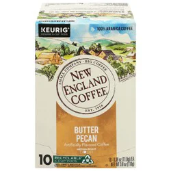 New England Coffee Single Serve Butter Pecan 10 Count