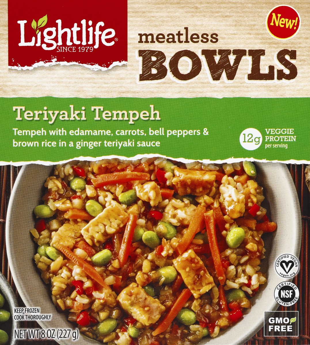 slide 1 of 4, Lightlife Teriyaki Tempeh 8 oz, 8 oz