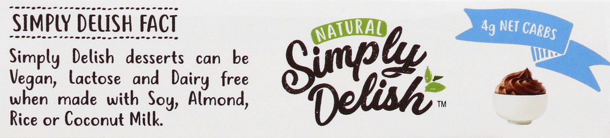 slide 8 of 9, Simply Delish Natural Chocolate Instant Pudding 48 gr, 48 g