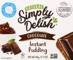 Simply Delish Natural Chocolate Instant Pudding - 48 g