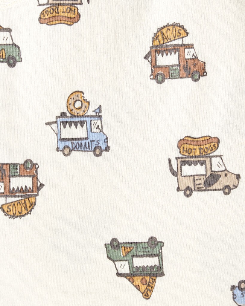 slide 6 of 7, Carter's Baby Boy 5-Pack Print Cotton Multipack Bodysuits - Blue/Brown/Green/White Multi NB, 1 ct