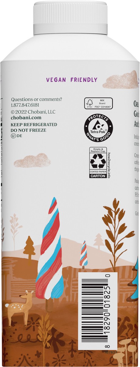 slide 6 of 9, Chobani Gingerbread Oat Coffee Creamer - 24 fl oz, 24 fl oz