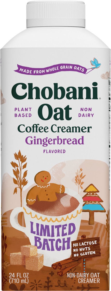slide 2 of 9, Chobani Gingerbread Oat Coffee Creamer - 24 fl oz, 24 fl oz