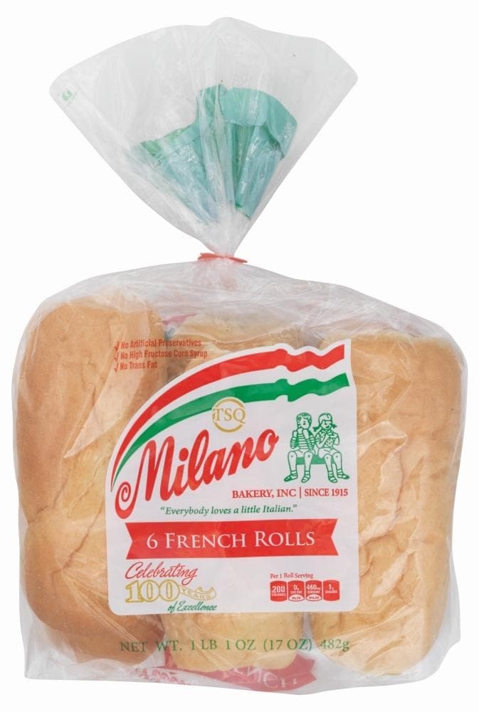 slide 1 of 1, Milano French Rolls, 16 oz