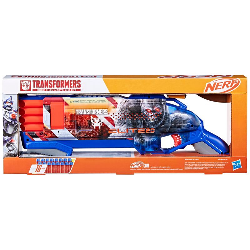 slide 4 of 4, NERF Transformers Optimus Primal Dart Blaster, 1 ct