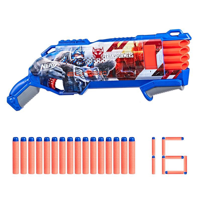 slide 1 of 4, NERF Transformers Optimus Primal Dart Blaster, 1 ct